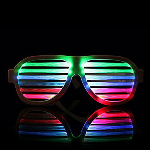 color led glasses