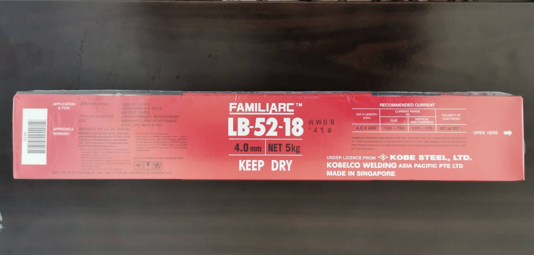 Kobelco Welding Electrode FAMILIARC LB-52-18 | Shopee Malaysia