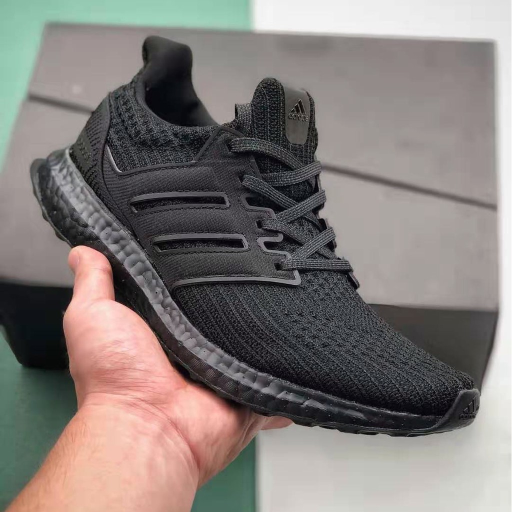 Ready Stock Kasut Adidas Ultra Boost 4.0 Men sneaker shoes Low tops Black  Sport runing shoes with box | Shopee Malaysia