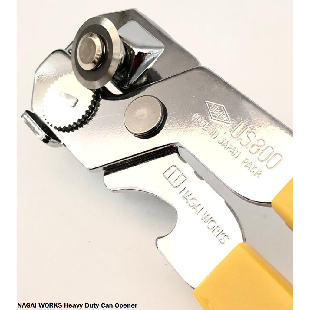 NAGAI WORKS Japan Heavy Duty Stainless Steel Can Opener / Kitchen Tool / Japan Quality / Pembuka Tin US-800