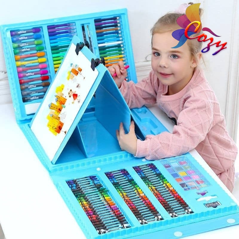 crayon and marker set