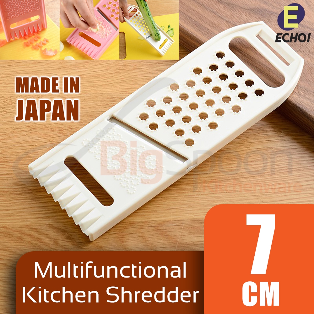 [JAPAN] ECHO Multifunctional Shredder Mandoline Vegetable Slicer Masher Chopper Peeler Grater Mill Cutter E0909