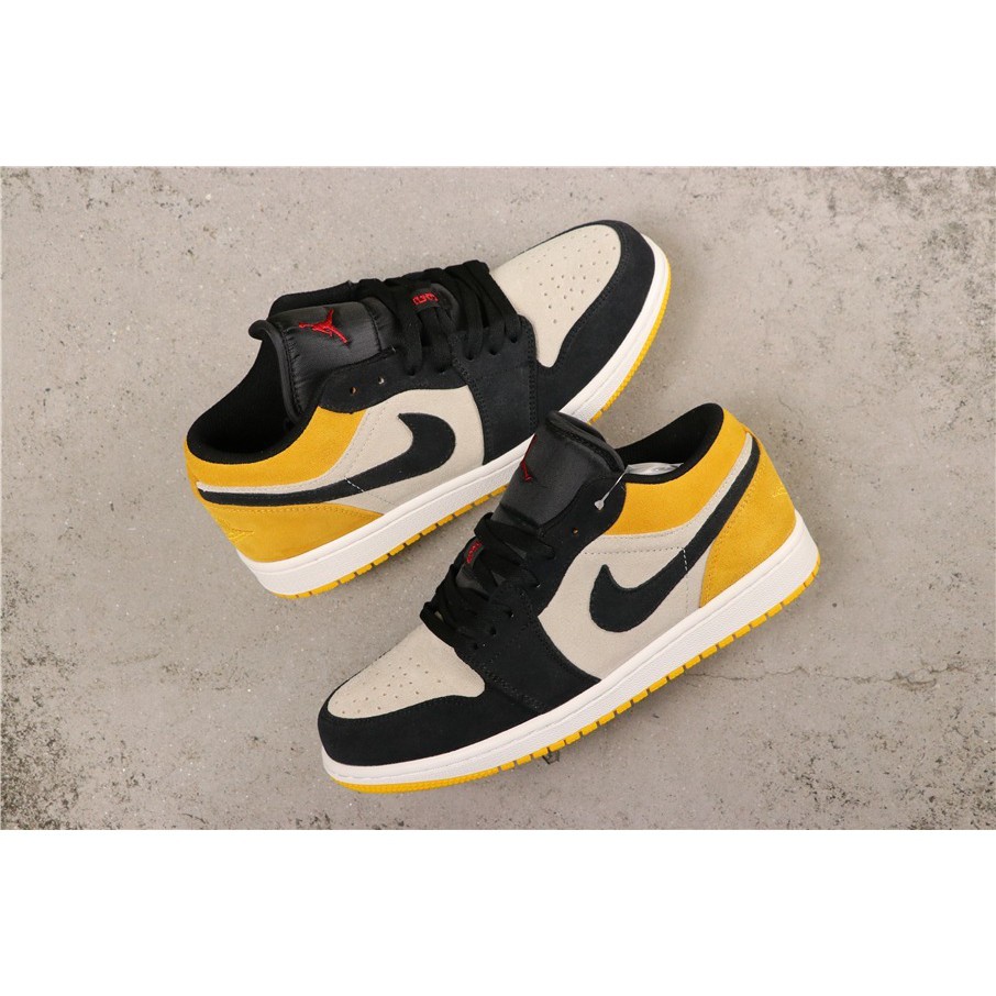 jordan 1 low university gold on feet