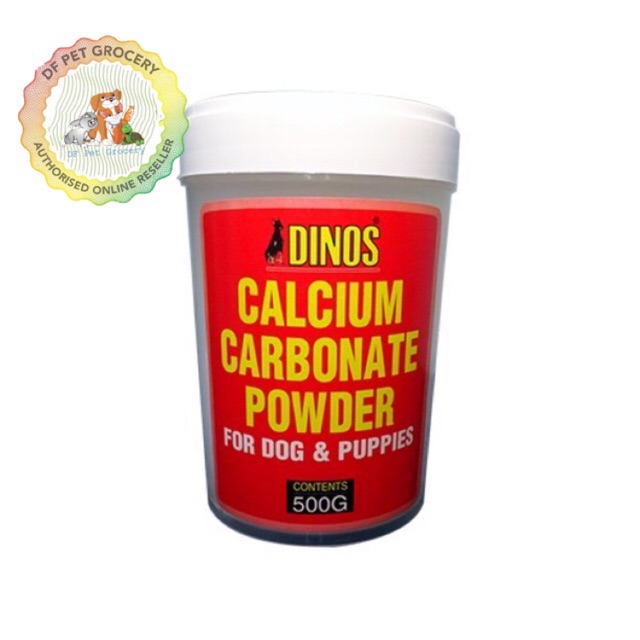 Dinos Calcium Carbonate Powder 500gm For Dog & Puppies Shopee Malaysia