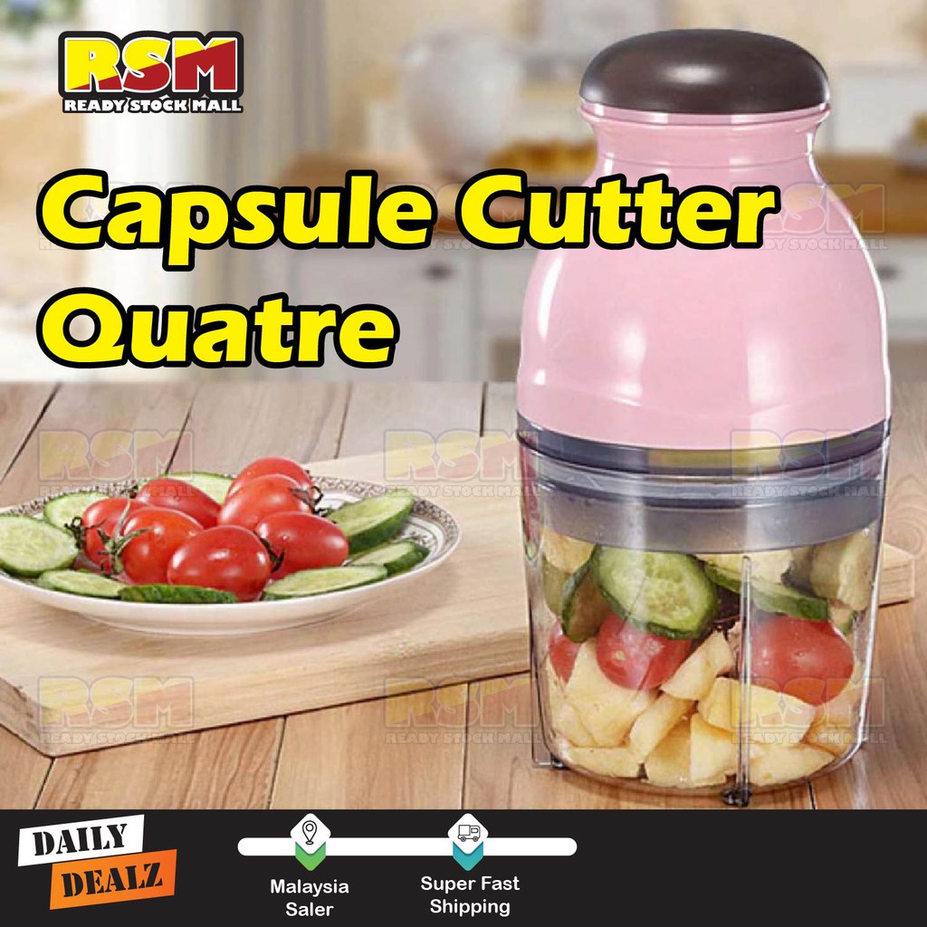 Capsule Cutter Quatre Food Processor  Blenders,Mixers Grinder Chopper/Pengisar Makanan