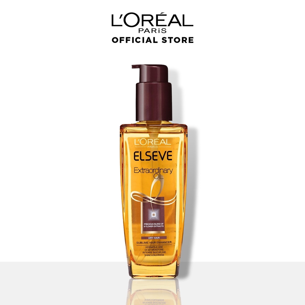 L'Oreal Paris Elseve Extraordinary Oil Brown 100ml (Dry/damaged hair, Hair  Treatment, Hair Oil) | Shopee Malaysia