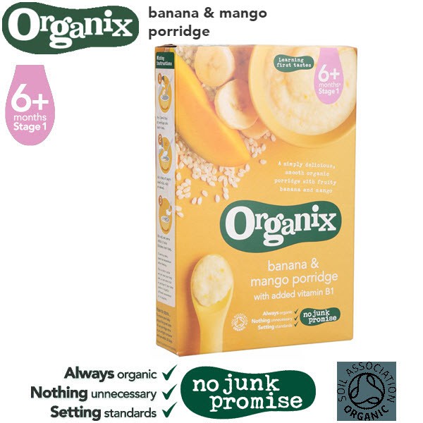 organix baby porridge