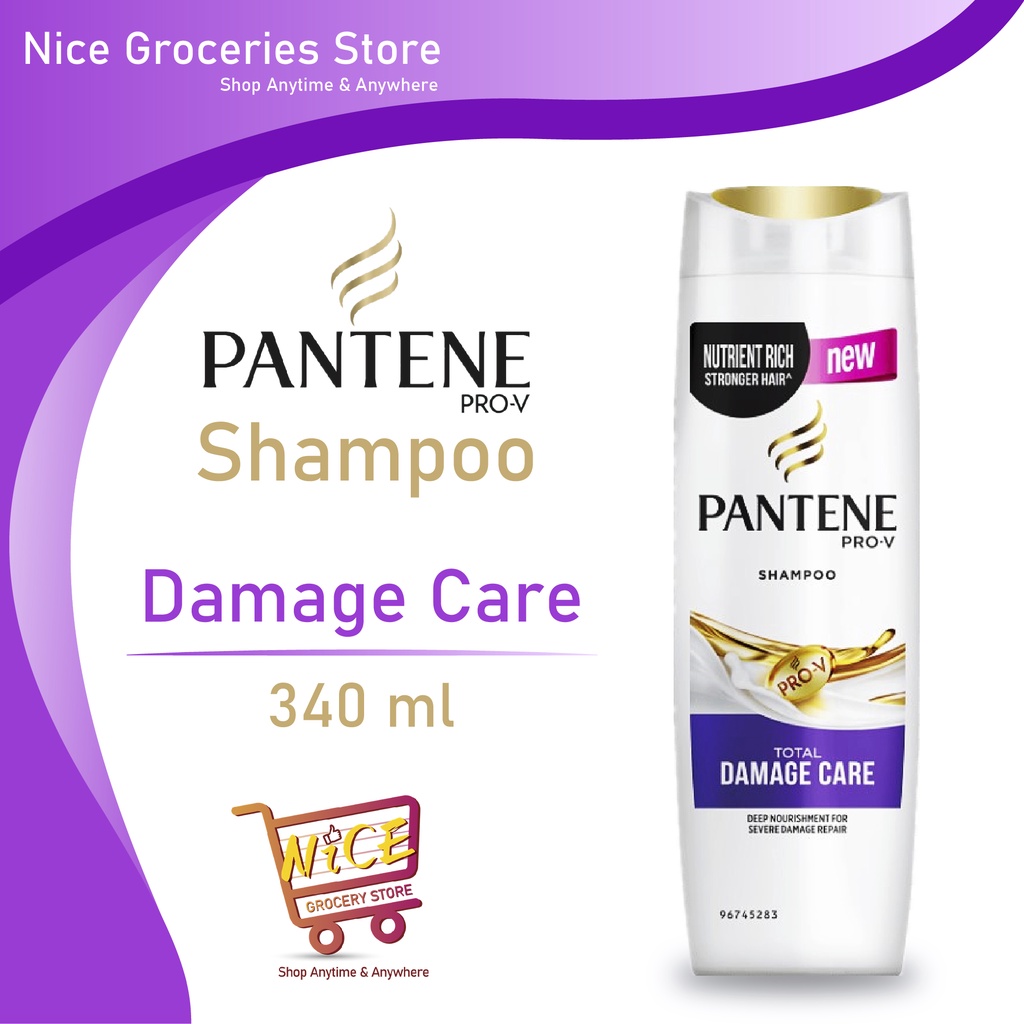 Pantene Pro-V Total Damage Care Shampoo (340ml) | Shopee Malaysia