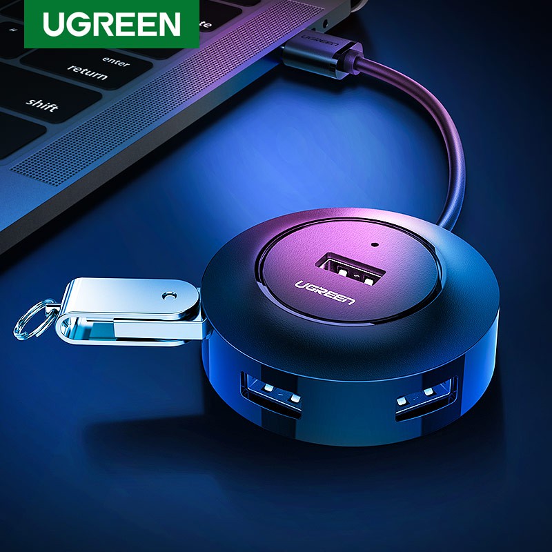 pensión Específico balsa UGREEN USB 2.0 4 Ports USB HUB with Micro USB Charging Port | Shopee  Malaysia