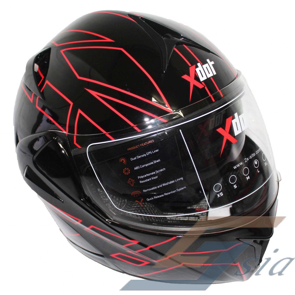 X-Dot G1919 Helmet (Black/Red)