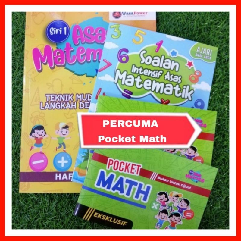 Buku Latihan Matematik Anak Bijak Kira Kira Set Kombo Percuma Nota Poket Math Dan Set Alat Tulis Murid Darjah 1 Hingga 3 Shopee Malaysia