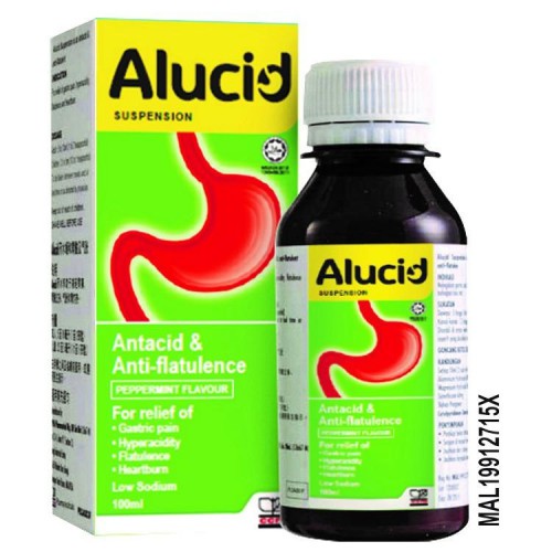 Ccm Alucid Suspension 100ml For Gastrik Halal Shopee Malaysia