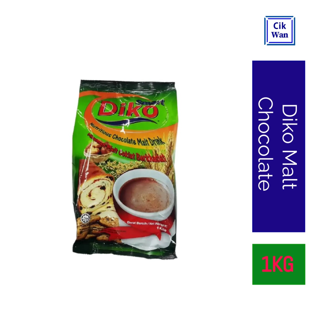 Diko Malt Chocolate (1kg) Halal Shopee Malaysia