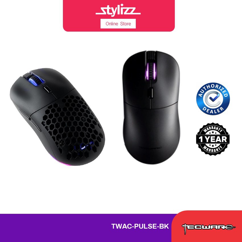 Tecware Pulse ELITE 2.4GHz Ambidextrous Wireless Gaming Mouse with ...