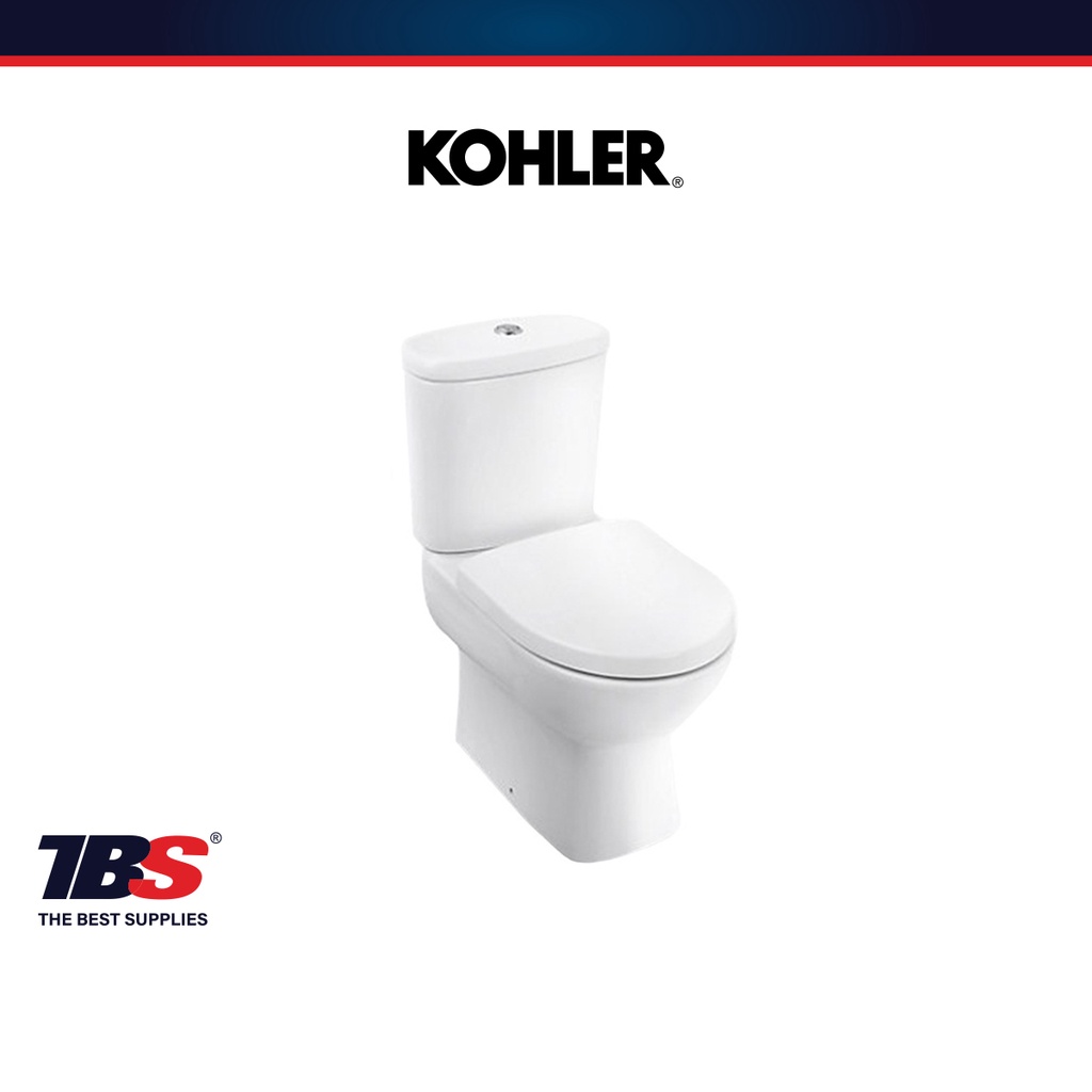 KOHLER Panache Dual Flush 3/6L Vario Trap Two-Piece Toilet With Odeon ...