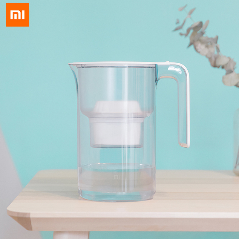 Xiaomi/mijia Xiaomi/Mijia Water Filter Bottle/mi kettle Household Water Purifier/Kitchen Water Filter/Portable Water Purification Cup/Imported Food Grade Material/Environmentally Friendly Healthy/Remove Scale/Multi-Effect Filter Element