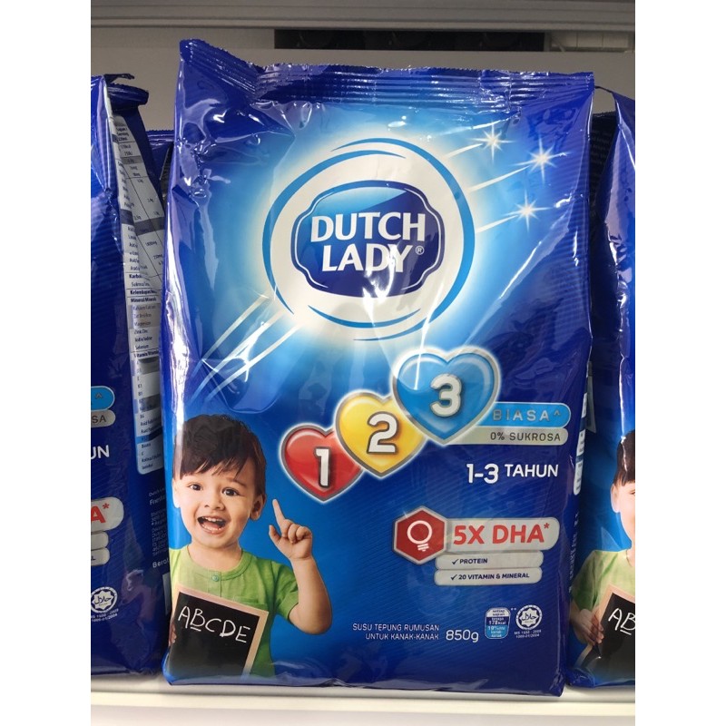 Dutch Lady 123 456 850g Exp 2023