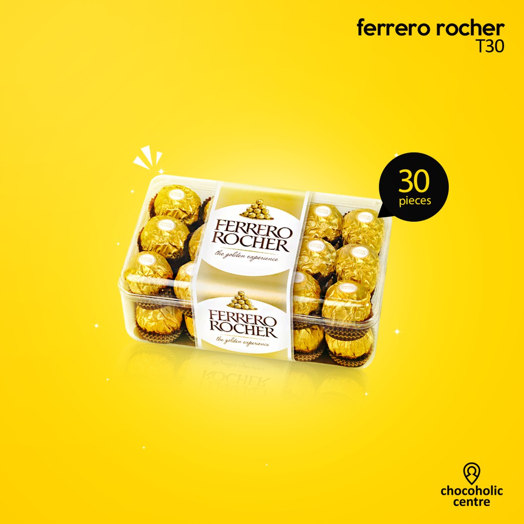 FERRERO ROCHER T30 | 30 Pieces | 375g. | Shopee Malaysia