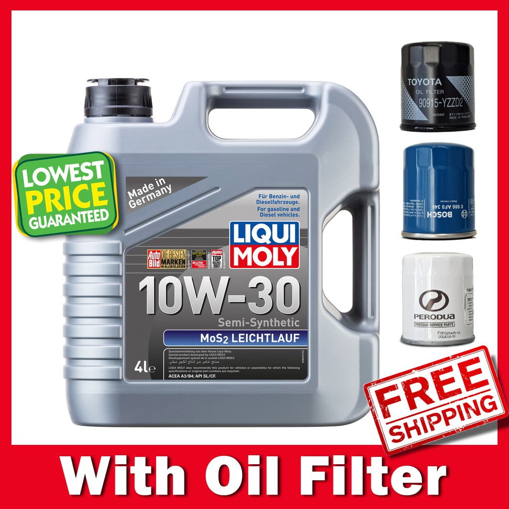 Liqui Moly MoS2 Leichtlauf 10W30 Semi Synthetic Engine Oil 