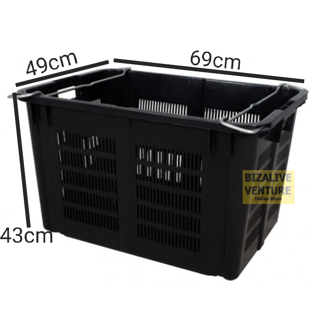 Heavy Duty Basket Black Basket Durian Basket Fruits 