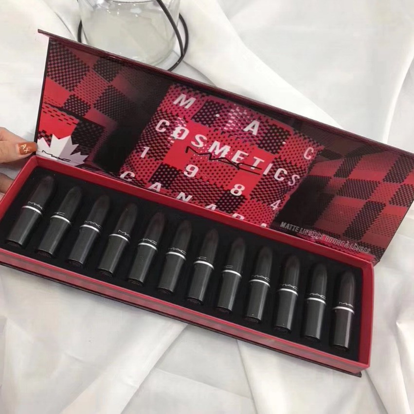 MAC Limited Edition Gift Box Bullet Lipstick Set 12 Pack