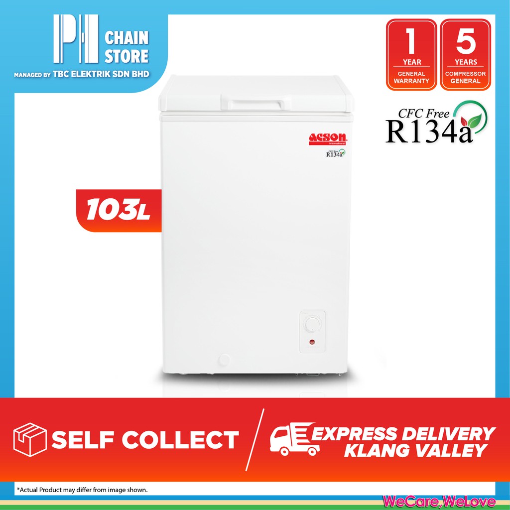 ACSON ACF10G 105L R134A CHEST FREEZER (SELF COLLECT / EXPRESS DELIVERY