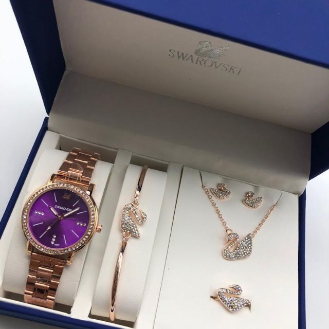 diamond watch set