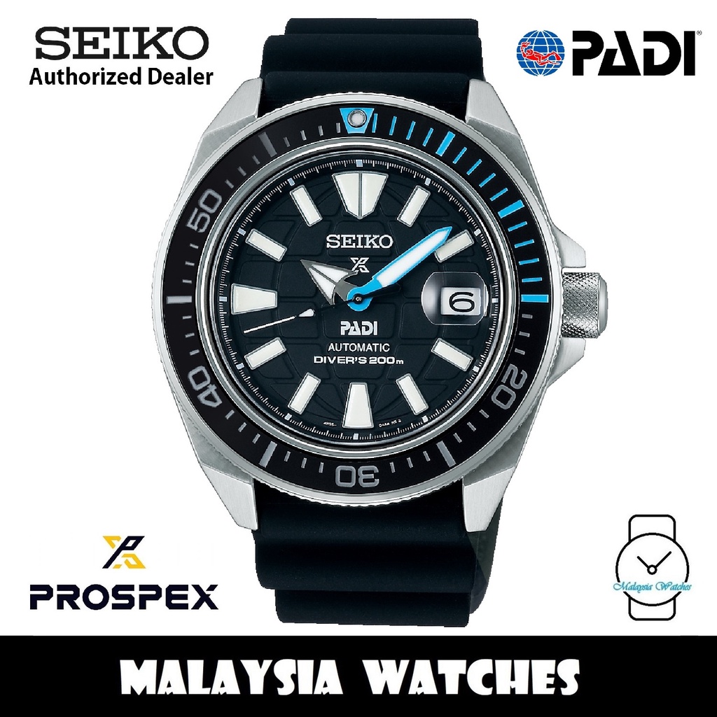 Seiko Prospex SRPG21K1 PADI King Samurai Automatic Sapphire Glass Ceramic  Bezel Black Silicone Strap Divers' Watch | Shopee Malaysia