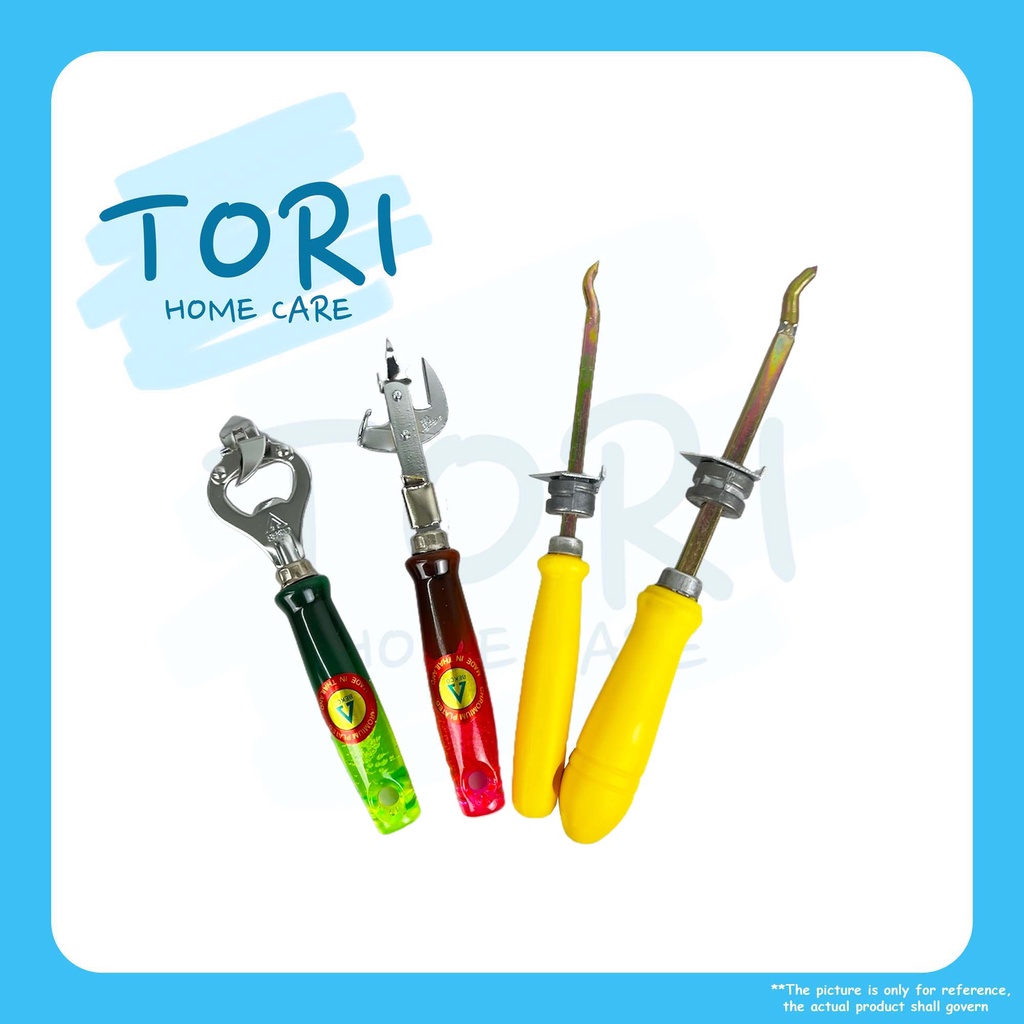 TORI HOME Can Opener |  Pembuka Tin Botol | Bottle Opener | Pembuka susu |