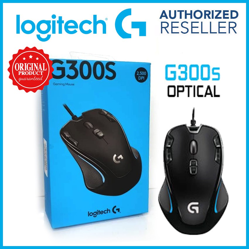 Logitech G300s Optical Wired Gaming Mouse 2500 Dpi Usb Compatible Shopee Malaysia