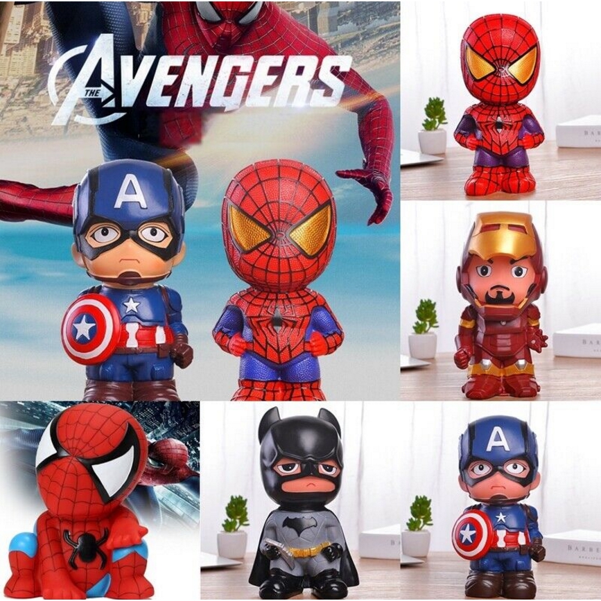 Money Saving Box Home Decoration Spiderman Piggy Banks Gift Kids Toys Money  Boxes Coin Piggy Bank | Shopee Malaysia