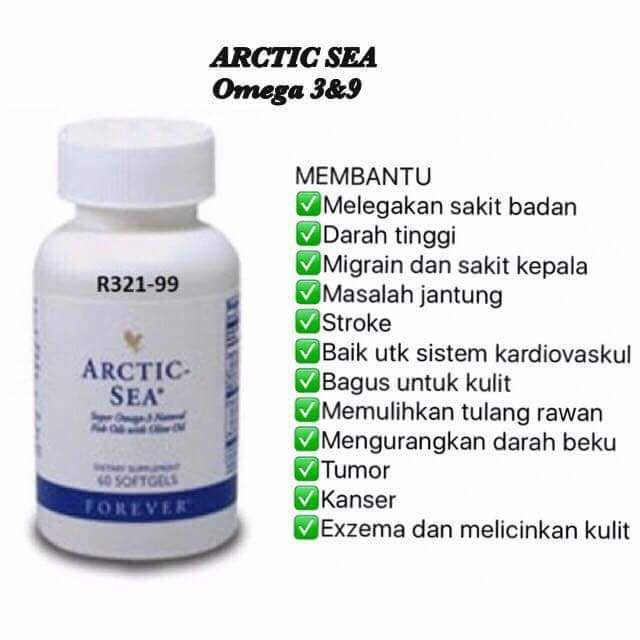 Artic Sea Forever Living Ubat Salur Darah Shopee Malaysia