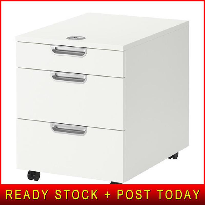 Castors White 45x55 Cm Ikea Galant Drawer Unit On Shopee Malaysia