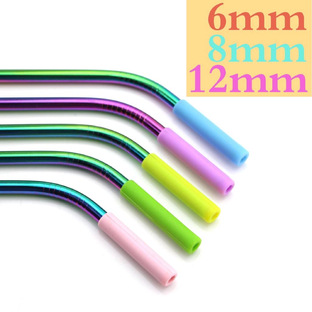 6/8/12mm stainless steel suction tube silicone nozzle rubber sleeve