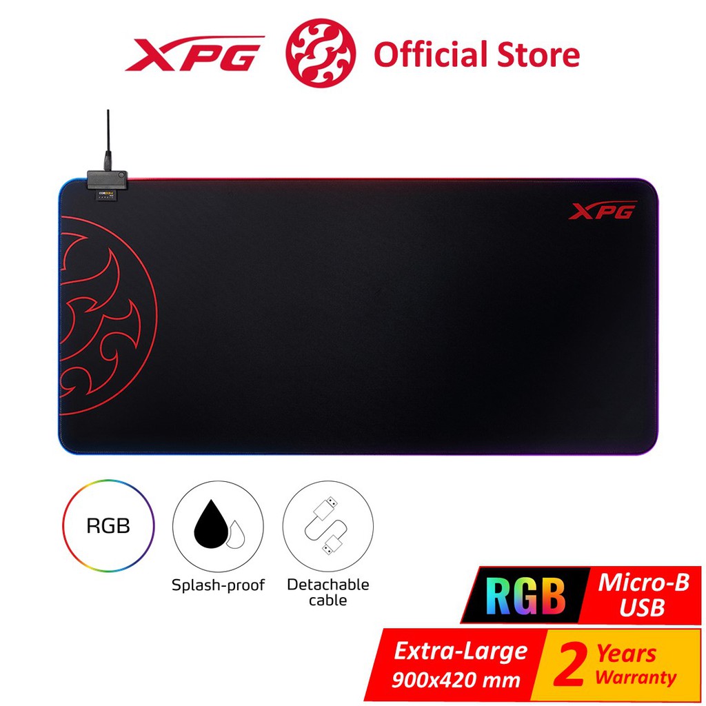 XPG Battleground XL Prime CORDURA RGB Gaming Extra Large Mouse Pad