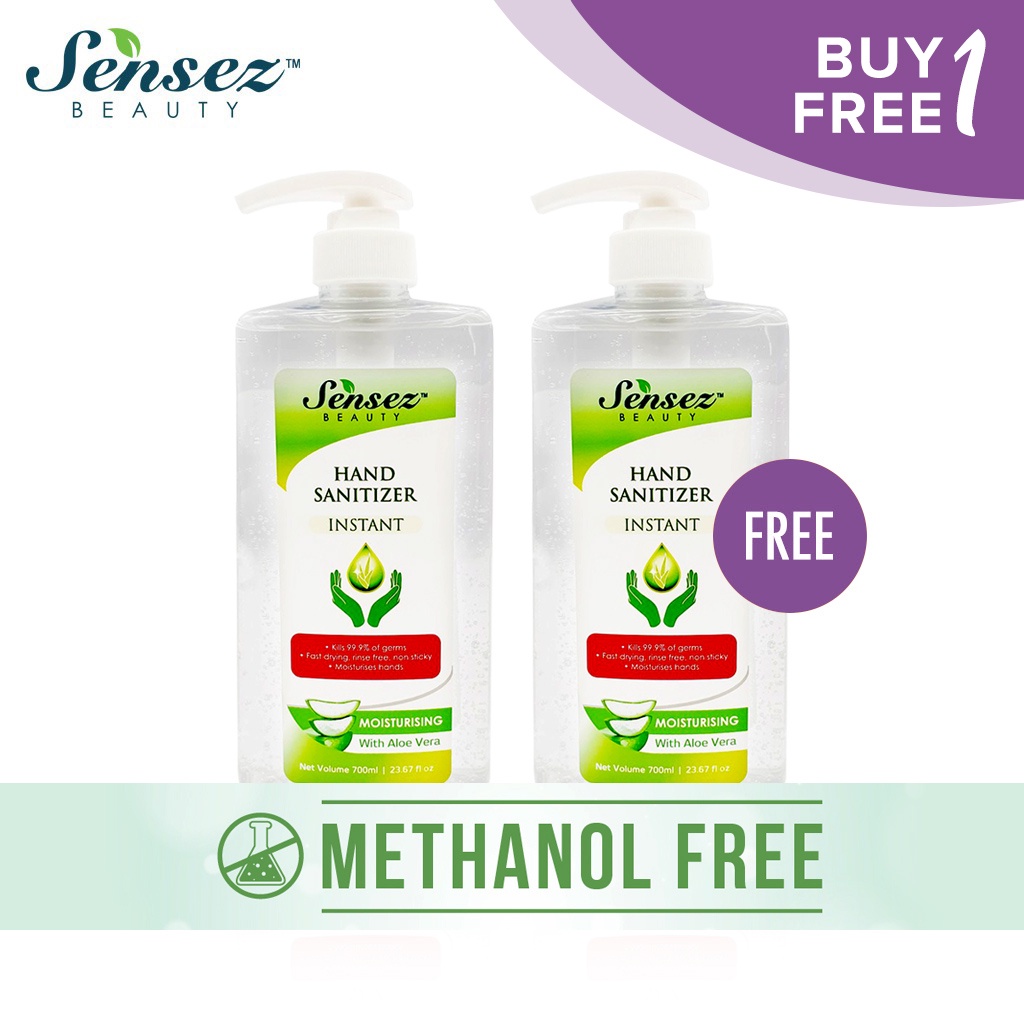 Methanol Free Sensez Beauty Hand Sanitizer 700ml Buy 1 Free 1 Shopee Malaysia