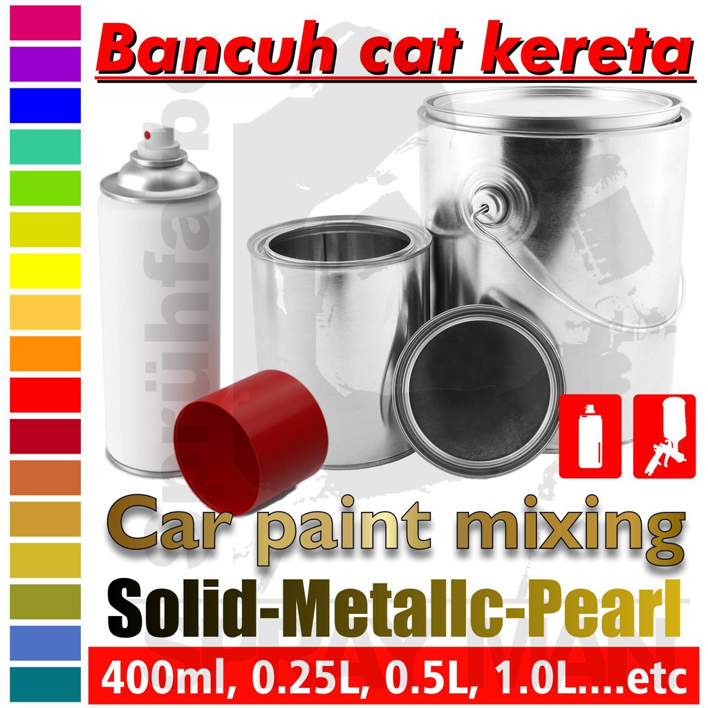 Bancuh Cat 2k Original Custom Mix Original Colour 2k Basecoat Car Paint Shopee Malaysia