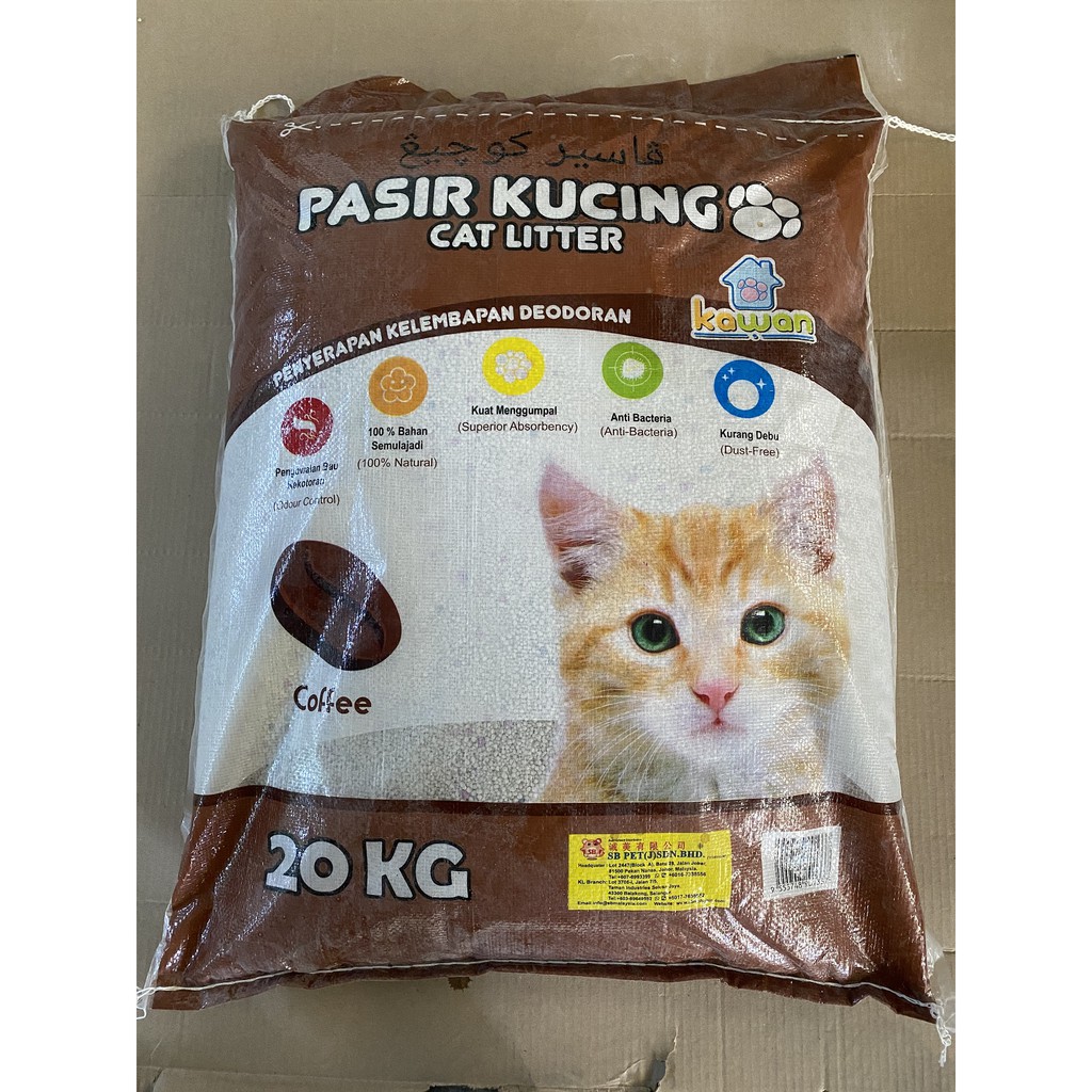 (Ready Stock) KAWAN Cat Litter 20kg / KAWAN Pasir Kucing 20kg