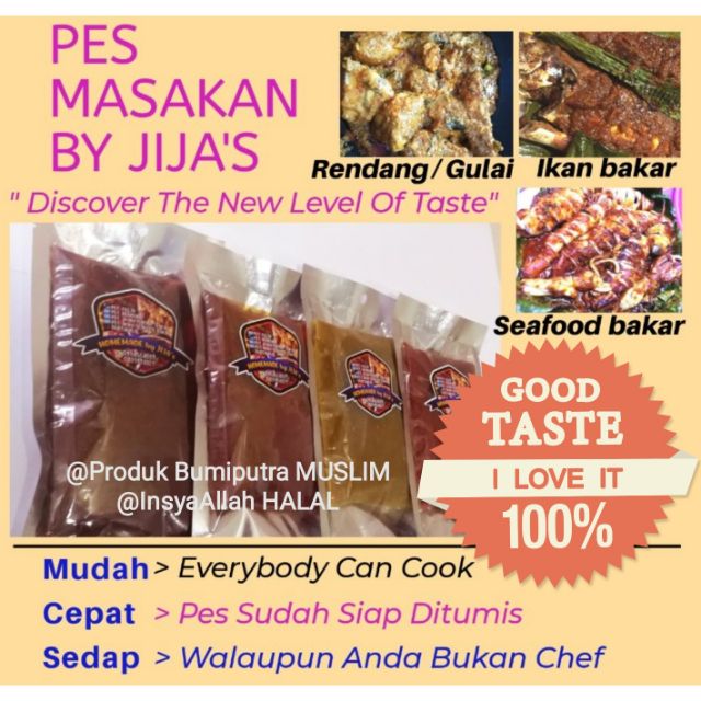 READY STOCK🔥] PES MASAKAN SEGERA, INSTANT COOKING PASTE 