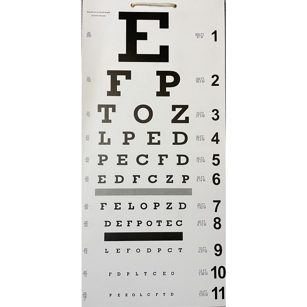 Eye Chart Alphabet 