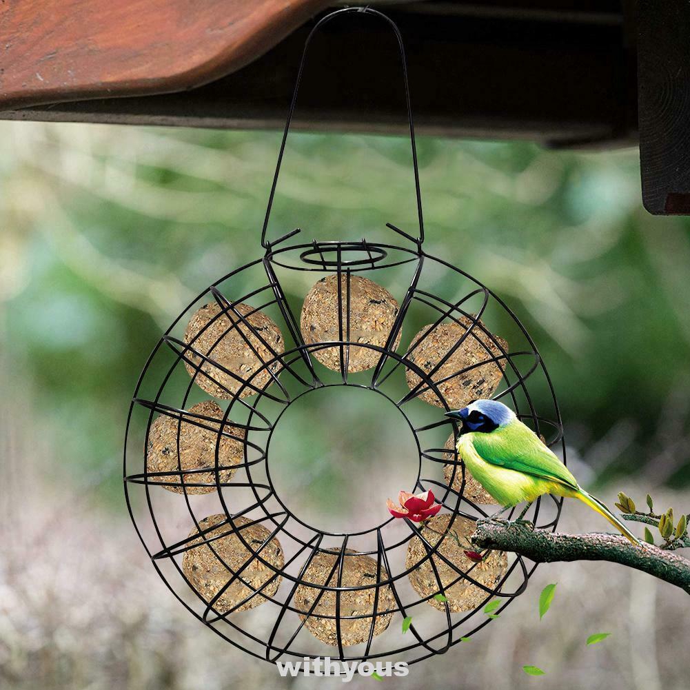 Hanging Home Refillable Round Shape Bird Feeder Shopee Malaysia