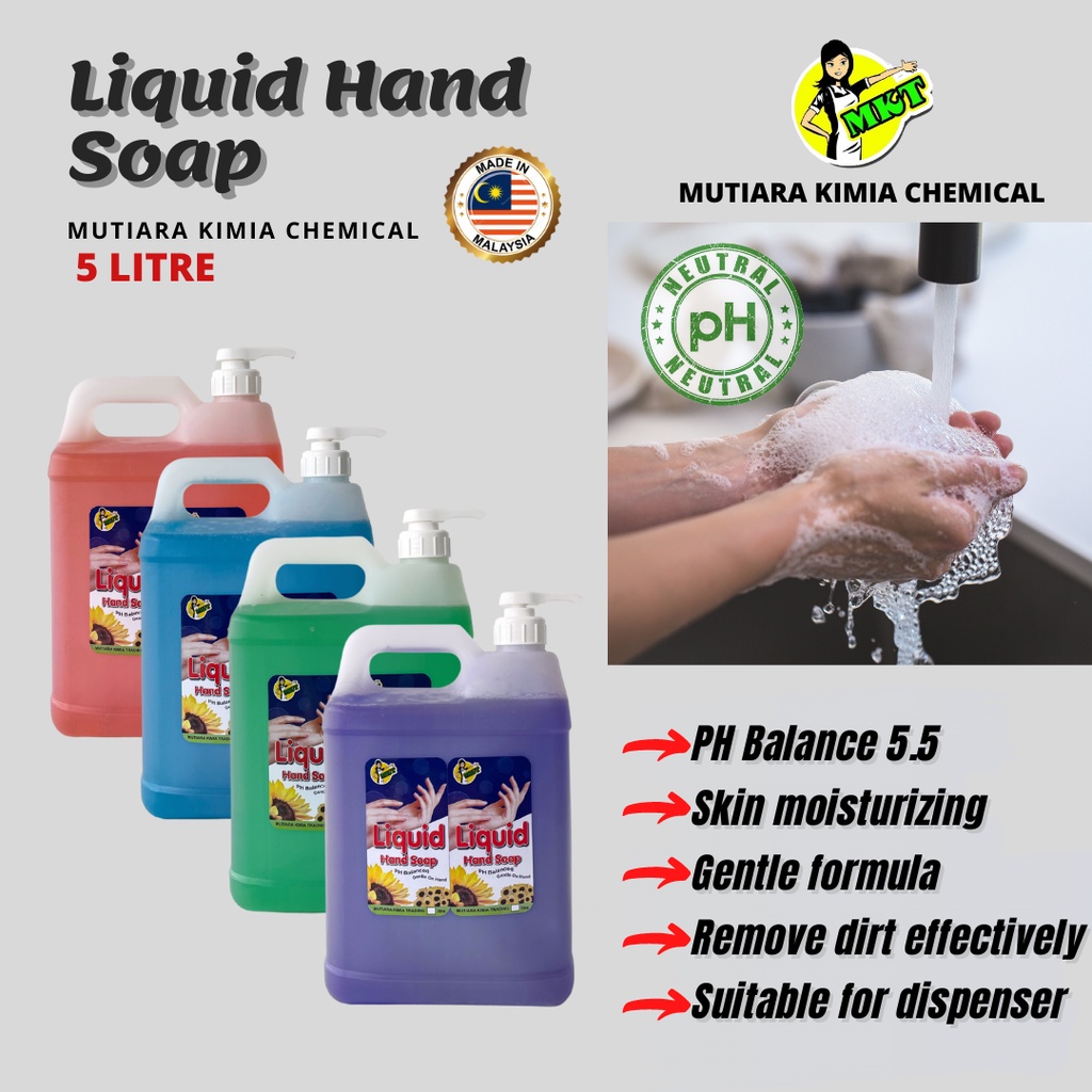 MKT 5L Hand wash Hand soap Hand wash refill Pencuci tangan Liquid hand
