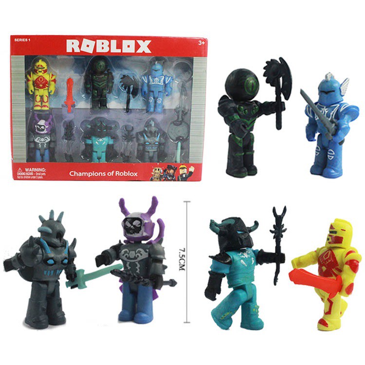 Champions Of Roblox Building Blocks Doll Virtual World Games Robot Action Figure Shopee Malaysia - roblox series 1 champions of roblox action figure