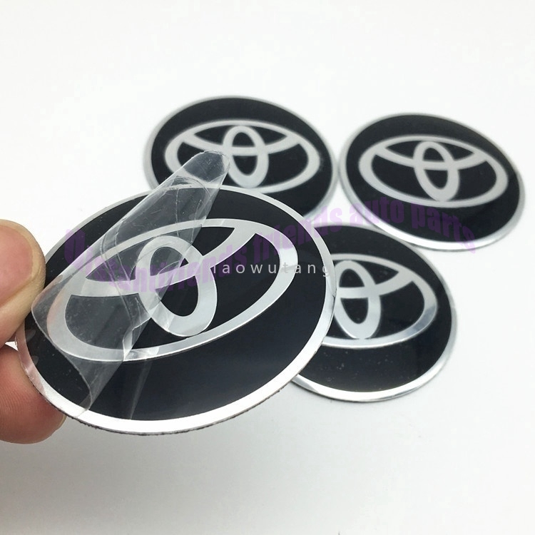 2x D4D For Toyota Badge Emblem Logo Metal 3D Sticker Yaris Camry Corolla Auris