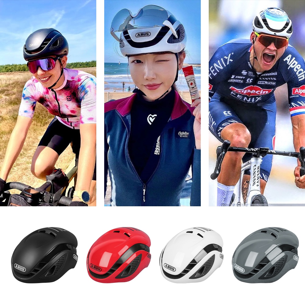 Must Essential Abus Game Movistar/GameChanger Aero Bike Helmet Triathlon Road Cycling Bicycle Racing Time-Trial Monk ... - Image 4