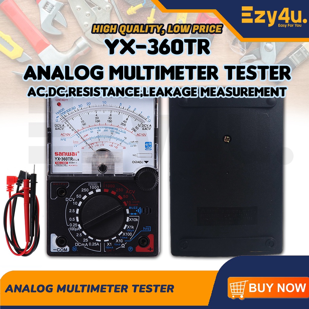YX360TR YX360TRD DT830D Analog Multimeter Multi Meter Digital Tester