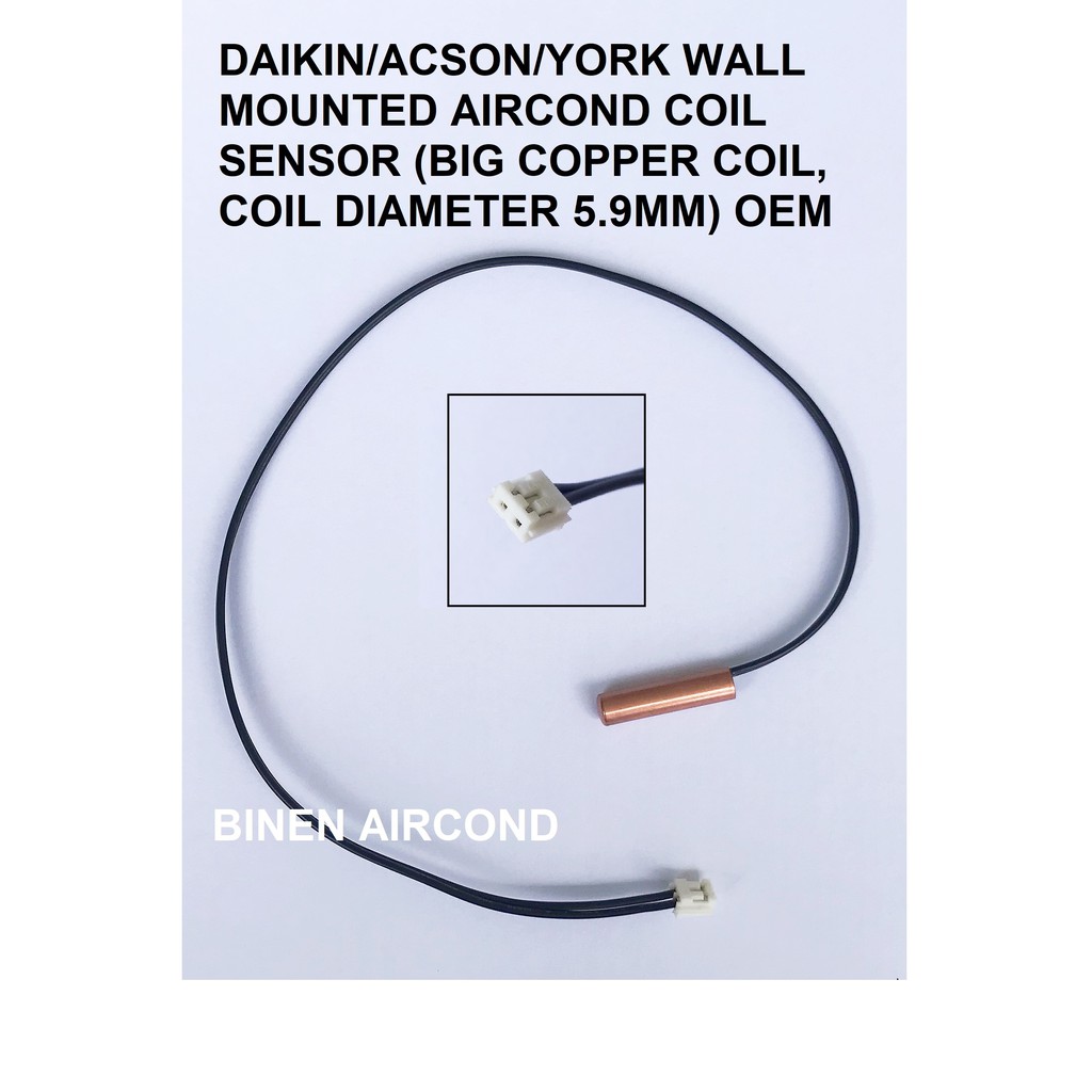 DAIKIN/ACSON/YORK WALL MOUNTED AIRCOND COIL SENSOR (BIG COPPER COIL