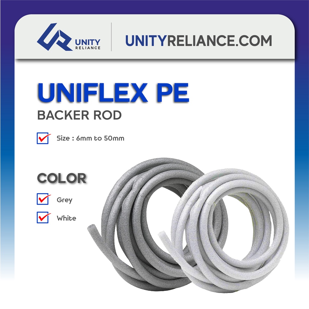 (FULL ROLL) Closed Cell Polyethylene PE Backer Rod / Grey Shopee Malaysia