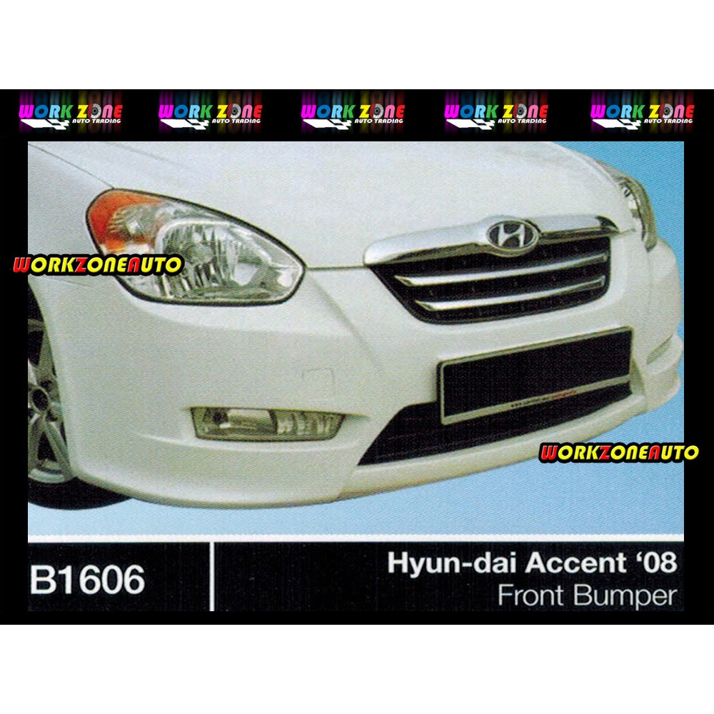 B1606 Hyundai Accent 2008 Fiber Front Bumper