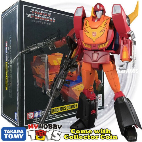 Takara Tomy Transformers Masterpiece Mp 9 Rodimus Convoy Collector S Coin Shopee Malaysia